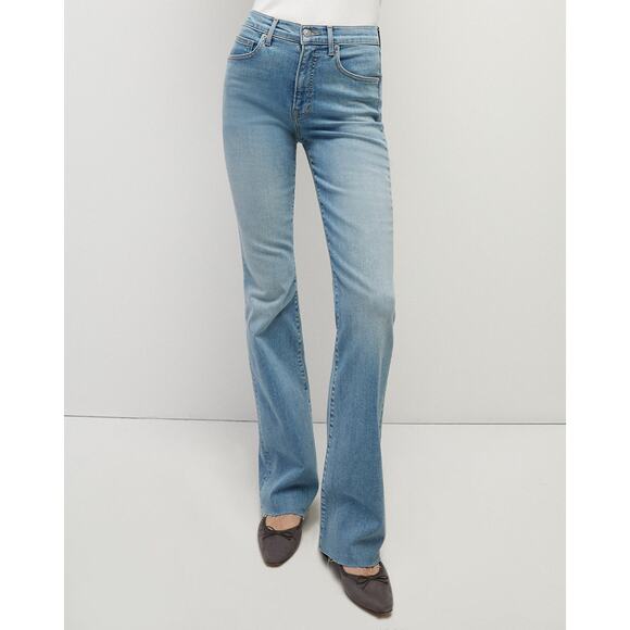 Veronica Beard Women's Cameron Bootcut Raw Hem Jeans in Nova Size 29 - Picture 3 of 12